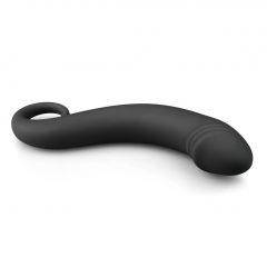 EasyToys Curved Dong - silikónové análne dildo (čierne)