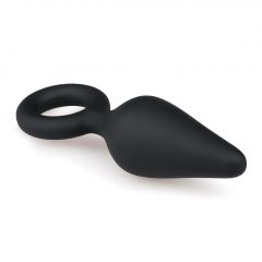 Easytoys Pointy Plug S - análne dildo (čierne) - malé