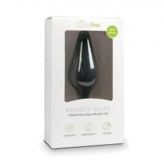 Easytoys Pointy Plug S - análne dildo (čierne) - malé