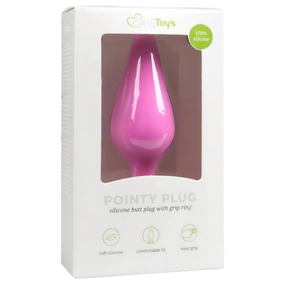 Easytoys Pointy Plug S - análne dildo (ružové) - malé