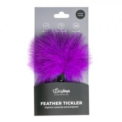   Easytoys Small Tickler Fetish Collection - hladkadlo z pravého peria (fialové)