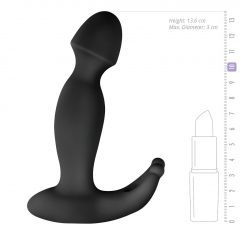 Easytoys Pounding Pete - vibrátor na prostatu (čierny)