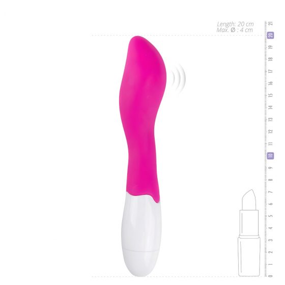 Easytoys Alluring vibe - vodotesný vibrátor na bod G (ružový)