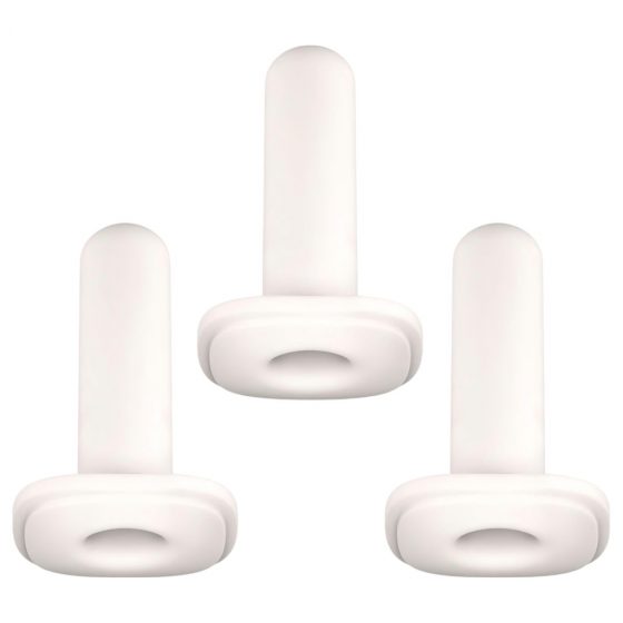 Kiiroo Onyx Standard Fit- manžeta na masturbátor - 3ks (biela)