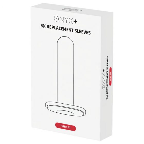 Kiiroo Onyx Standard Fit- manžeta na masturbátor - 3ks (biela)