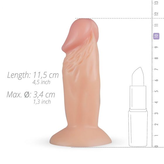 Real Fantasy Archi - malé realistické dildo s prísavkou (11,5cm) - telová farba