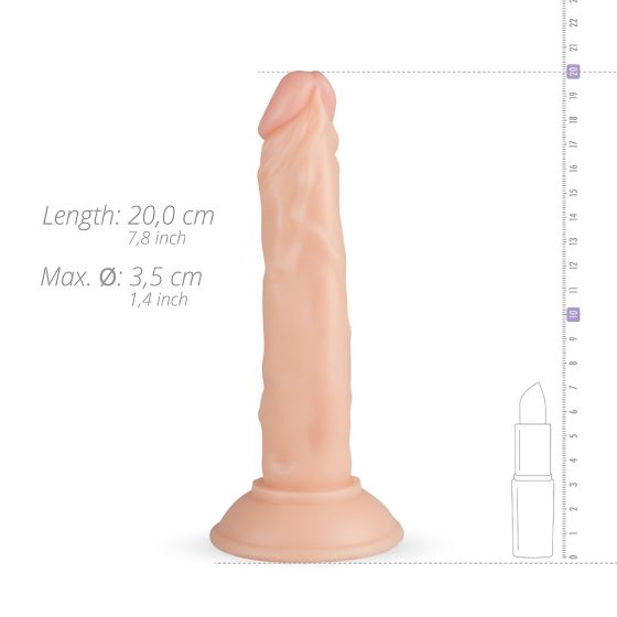 Real Fantasy Blane - realistické dildo s prísavkou (20cm) - telová farba