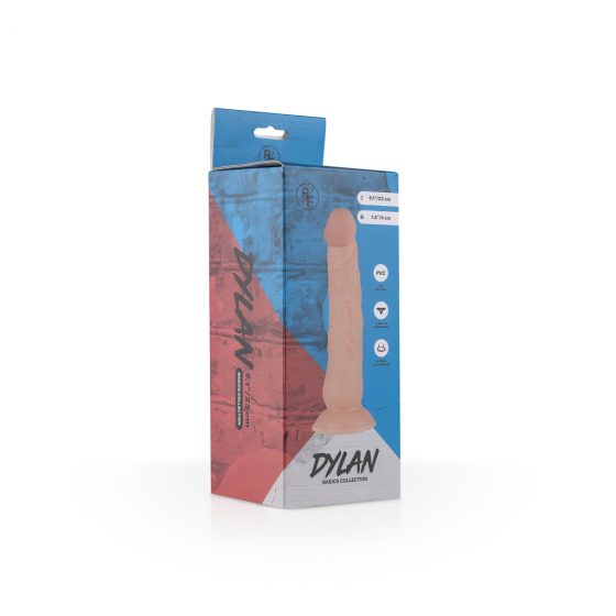 Real Fantasy Dylan - realistické dildo s prísavkou (23cm) - telová farba