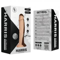   Real Fantasy Harris - realistické dildo (15,4 cm) - prírodné