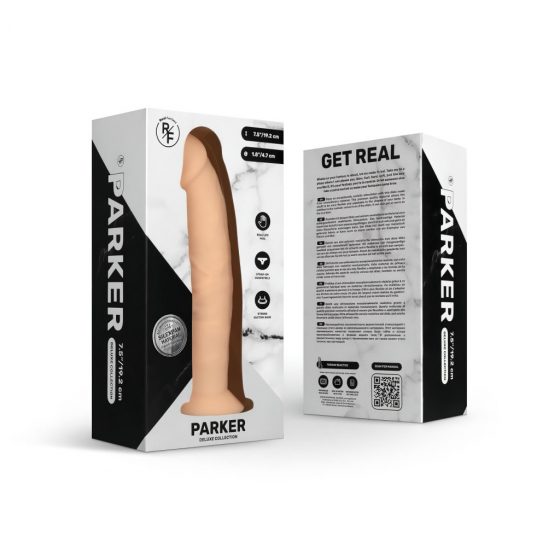 Real Fantasy Parker - realistické dildo (19,2 cm) - prírodné