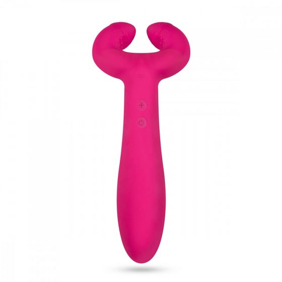 Easytoys Couple - dobíjací, vodotesný vibrátor (ružový)