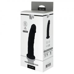   Dreamtoys Real Love - realistické dvojvrstvové dildo reagujúce na teplo (čierne)