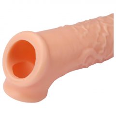   RealStuff Extender 6,5 - návlek na penis - telová farba (17cm)