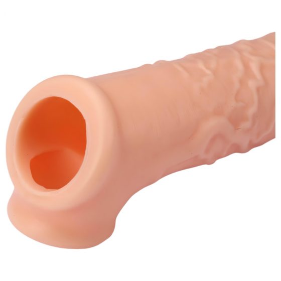 RealStuff Extender 6,5 - návlek na penis - telová farba (17cm)