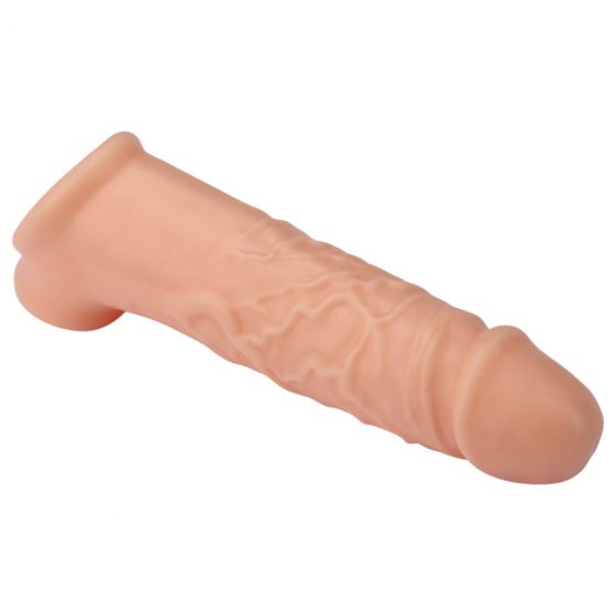 RealStuff Extender 6,5 - návlek na penis - telová farba (17cm)