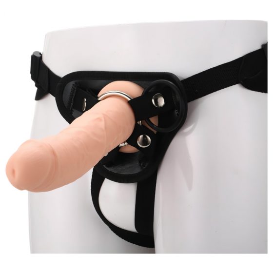 RealStuff Strap-On - realistické páskové dildo (prírodné)