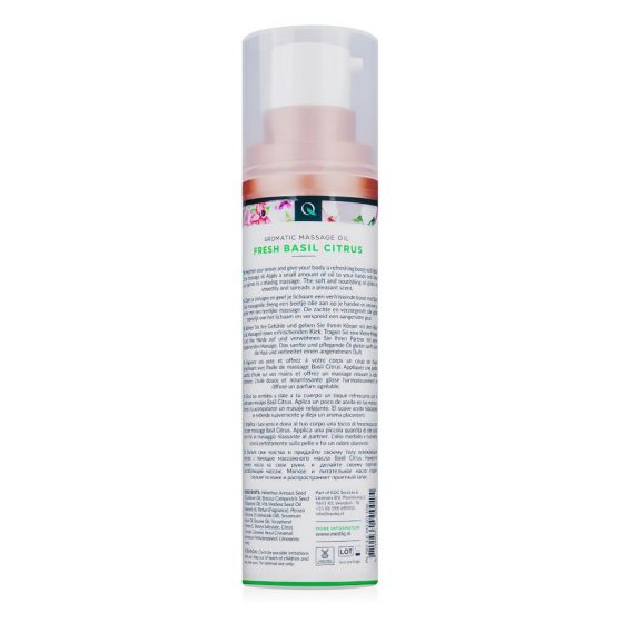 Exotiq - voňavý masážny olej - bazalka-citrón (100ml)