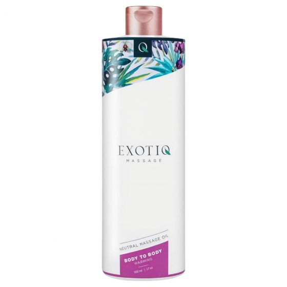 Exotiq Body To Body - Hrejivý masážny olej (500 ml)