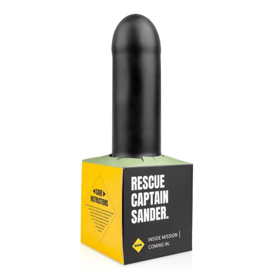 BUTTR Tactical I - dildo s prísavkou (čierne)