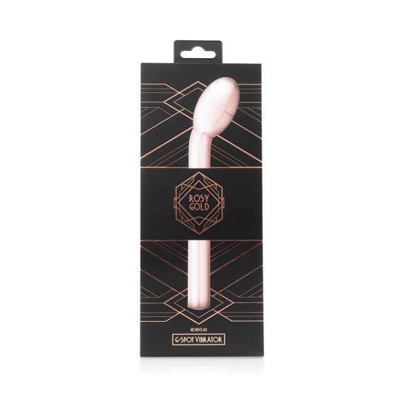 Rosy Gold G-spot - dobíjací vibrátor na bod G (ružové zlato)