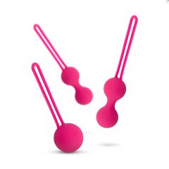   Easytoys LoveBalls - sada venušiných guličiek - 3 kusy (ružové)