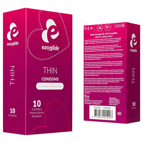 EasyGlide Ultra Thin - extra tenké kondómy (10 ks)