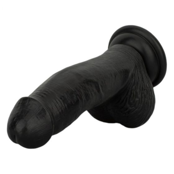 Easytoys - élethű herés dildó - 12 cm (fekete)