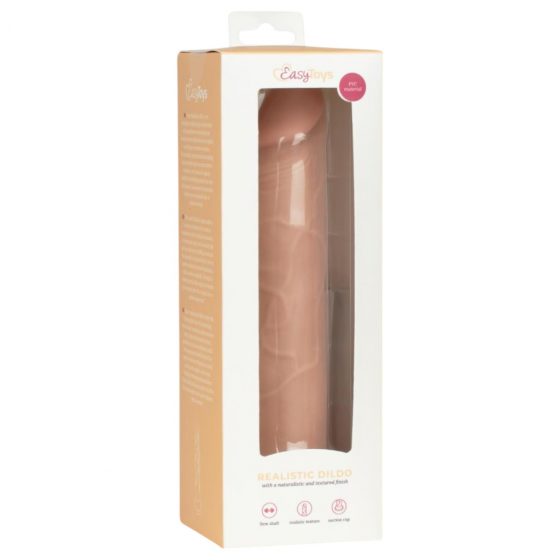 Easytoys - realistické dildo - 17,5 cm (prírodná farba)