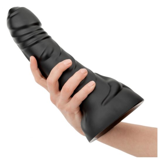 BUTTR Black Hawk - realistický análny dildo (čierny)