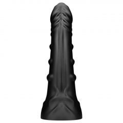 BUTTR Black Hawk - realistický análny dildo (čierny)