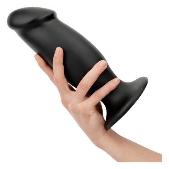 BUTTR AH-1 - prísavkový análny dildo (čierny)