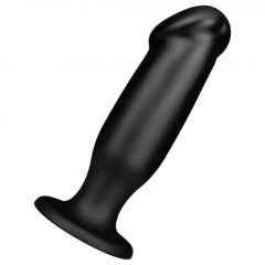 BUTTR AH-1 - prísavkový análny dildo (čierny)