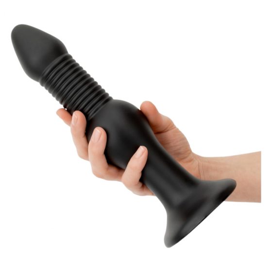 BUTTR Explosive Warhead - extrém análny dildo (čierny)