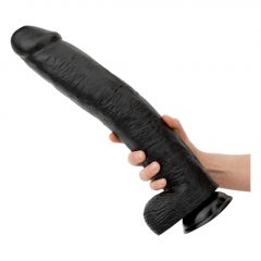   BUTTR Operation Dingo - obrovské realistické dildo - 43 cm (čierne)