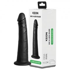 Kiiroo realistické vákuové dildo - 19 cm (čierne)