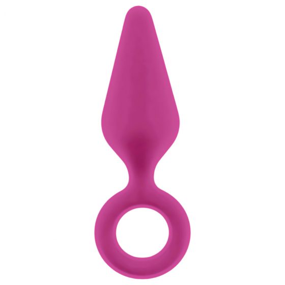 Flirts Pull Plug - análne dildo malé (ružové)