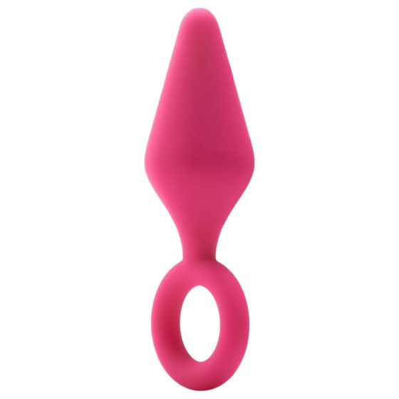 Flirts Pull Plug - análne dildo malé (ružové)