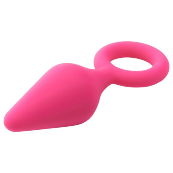 Flirts Pull Plug - análne dildo malé (ružové)