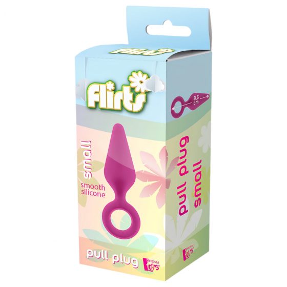 Flirts Pull Plug - análne dildo malé (ružové)