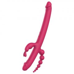   Dreamtoys Anywhere Pleasure Vibe - dobíjací vibrátor so 4 hrotmi (ružový)