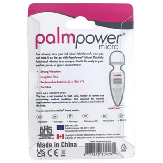 PalmPower - Micro Wand vibrátor na kľúčenku