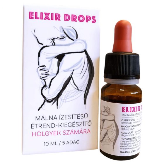 Elixír - výživový doplnok na rastlinnej báze, pre ženy (10 ml) - malina