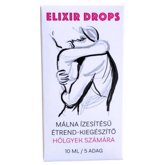 Elixír - výživový doplnok na rastlinnej báze, pre ženy (10 ml) - malina