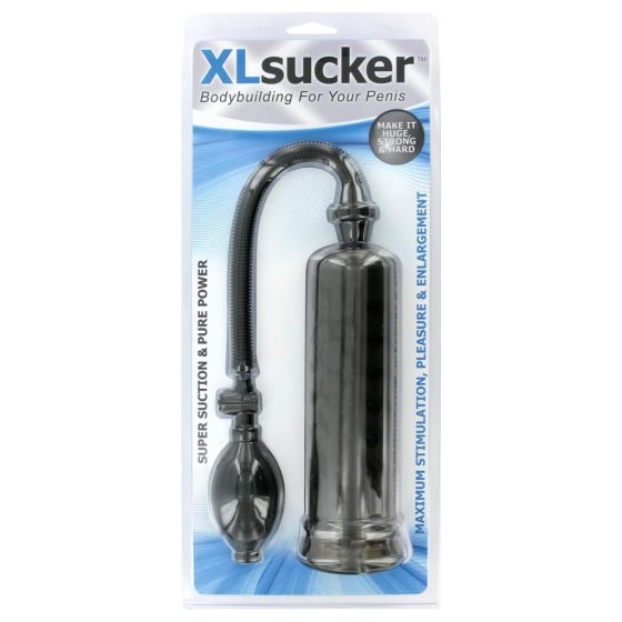 XLSUCKER - pumpa na potenciu a penis (čierna)