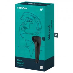   Satisfyer Men Wand - nabíjací vodotesný vibrátor na žaluď (čierny)