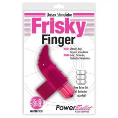 Frisky Finger - vodotesný prstový vibrátor (ružový)