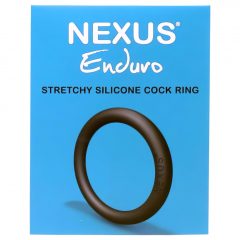 Nexus Enduro - silikónový krúžok na penis (čierny)