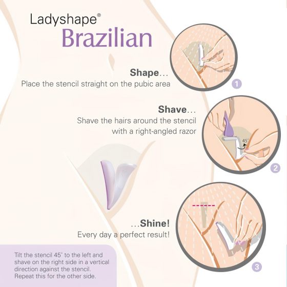 LadyShape - pre dokonalý strih na intímnych miestach (brazil)