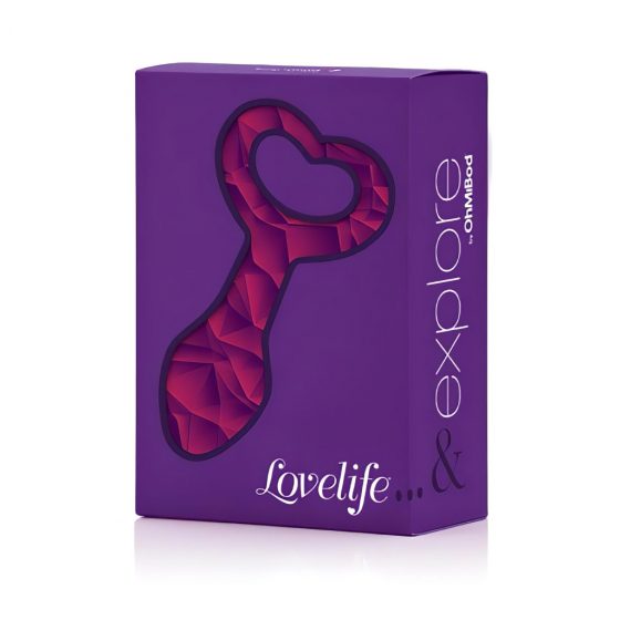 LOVELIFE BY OHMYBOD - EXPLORE - silikónové análne dildo (fialové)