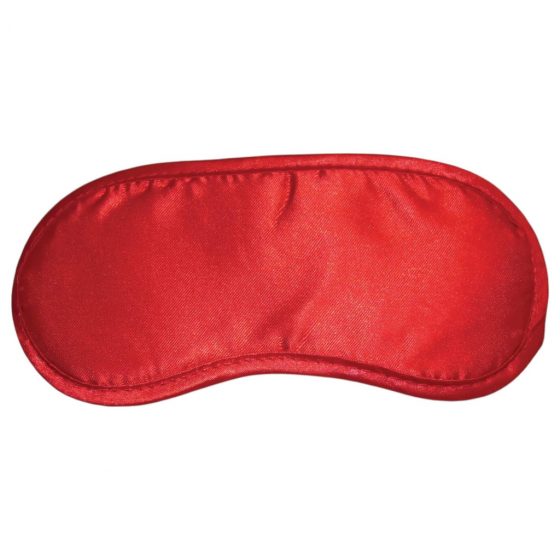 S&M Satin Red Blindfold - saténová maska na oči (červená)